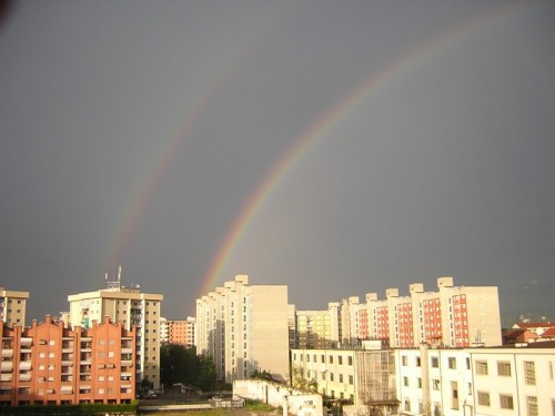 Torino - torino e l'arcobaleno