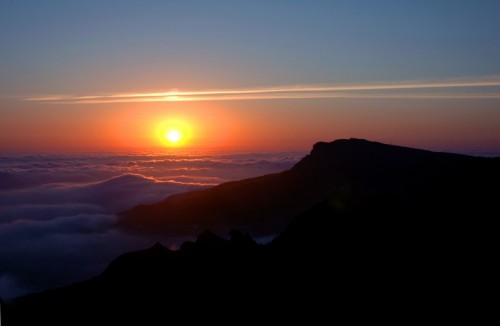 Caltabellotta - Tramonto sulle nubbi