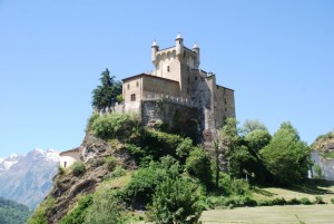 il castello di Saint Pierre visto da una nuova angolazione