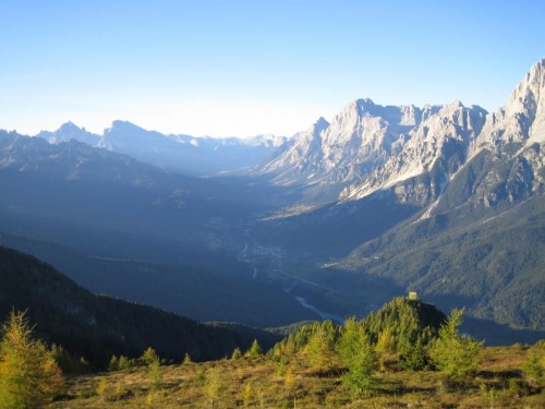 Cibiana di Cadore - panorama dal monte rite 1 Cibiana di Cadore - panorama dal monte rite 1