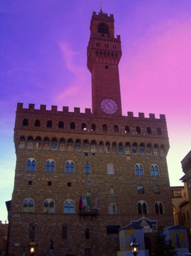 Firenze - La magia del tramonto sul Palazzo Vecchio