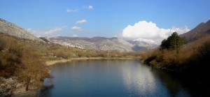 lago di Letino dalla diga