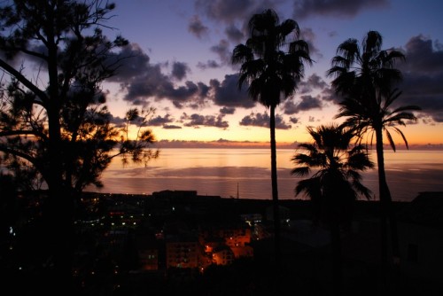 Amantea - tramonto in autunno dal borgo chianura Amantea - tramonto in autunno dal borgo chianura