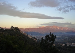 Tramonto sulle Apuane