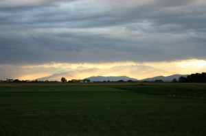 Alpi Occidentali — tramonto posizione 3