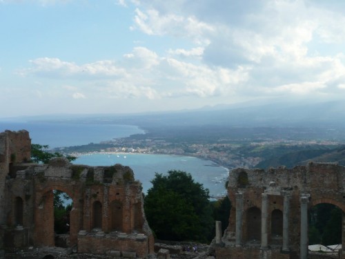 Taormina - Panorama inconfondibile dal Teatro Greco di Taormina
