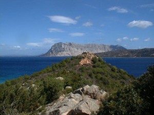 Panorama dell’Isola di Tavolara da Capo Coda Cavallo - Ago. 2002