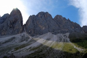 La via del Sole sulle Odle