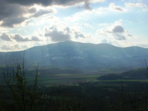 Il Monte Cetona e la sua valle