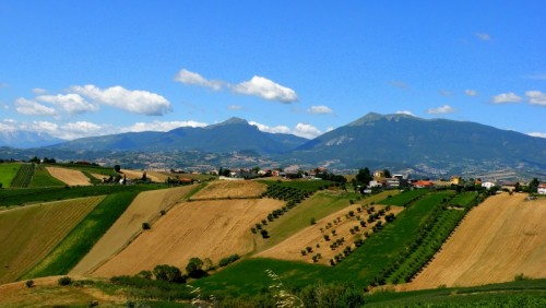 Ancarano - Campagna abruzzese vista da Ancarano