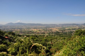 Panorama di Terni e della Conca Ternana