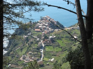 Guardando Corniglia,frazione di Vernazza