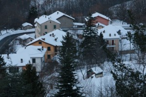 Case nella neve