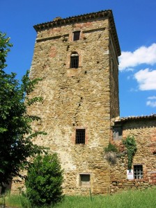 Torre del castello di Pieve Caina