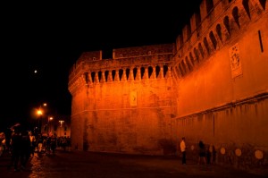 Passanti a Castel Sant’Angelo