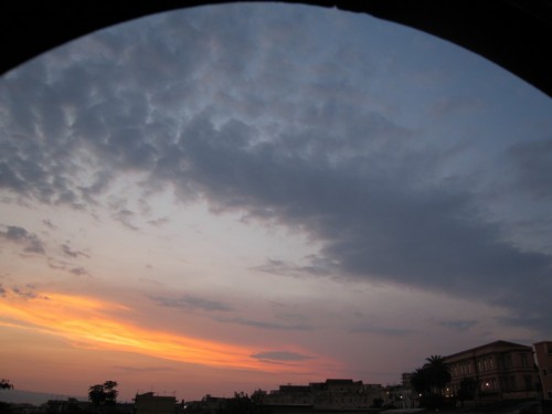 Ercolano - Tramonto con villa vesuviana Ercolano - Tramonto con villa vesuviana