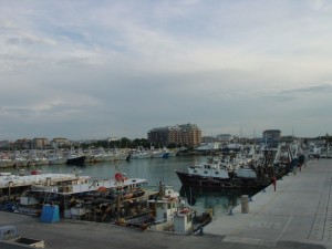 Panorama dal porto di Civitanova Marche