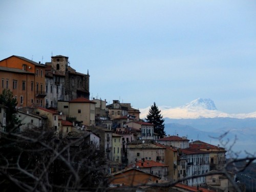 Pettorano sul Gizio - Pettorano e il Gran Sasso