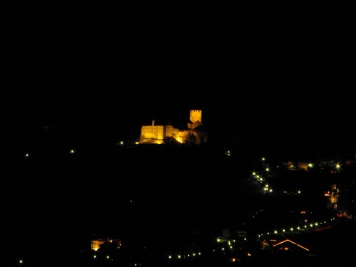 Tirolo - Castel Tirolo by night