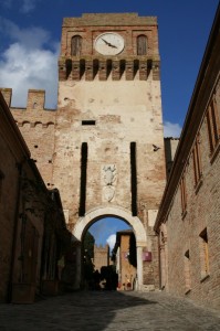 Porta di accesso alla città fortificata di Gradara