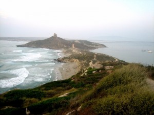 Panorama sulla penisola del sinis