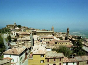 Veduta di Montalcino