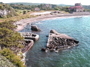 il porto etrusco di Ansedonia
