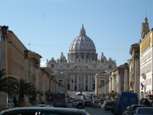 Panorama su San Pietro.
