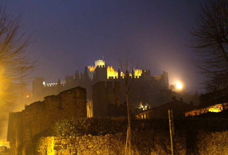 ''Il Castello di Soave in notturna'' - Soave