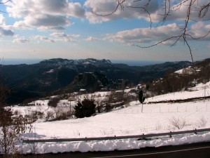 Tra neve e mare.