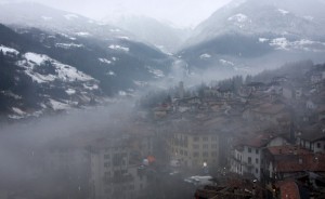 Bagolino, nuvole e neve