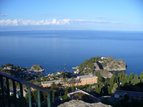 Taormina - Affacciandosi dal Teatro Greco