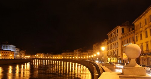 Pisa - Lungarni wide view