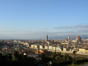 Veduta della città da Piazzale Michelangelo