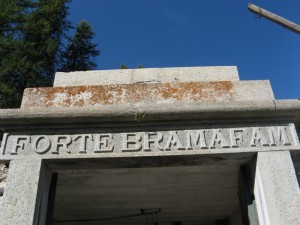 Forte Bramafam-L’ingresso