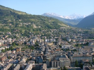 Aosta dall’alto