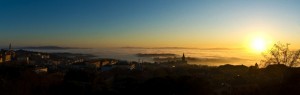 Perugia Under the Fog