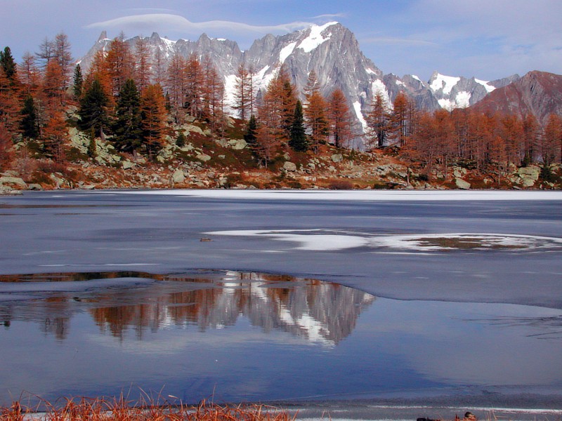 ''Lago d’Arpy e Gruppo del Monte Bianco'' - Morgex