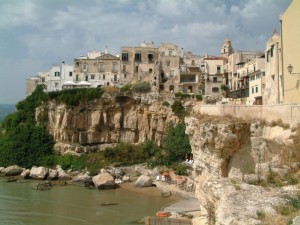 la scogliera di Vieste