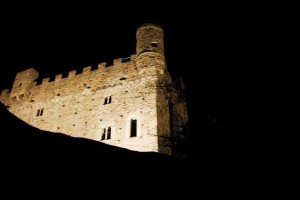 Il Castello di Ussel, diagonale cieca