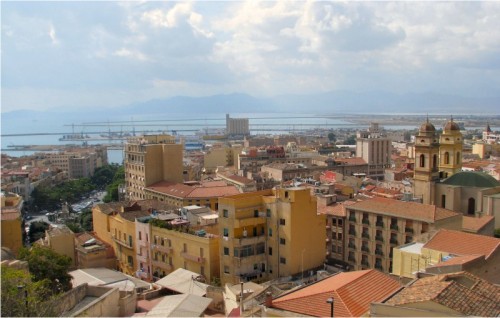 Cagliari - Veduta dal Bastione Santa Croce Cagliari - Veduta dal Bastione Santa Croce
