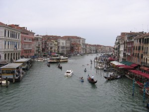 veduta dal ponte di Rialto