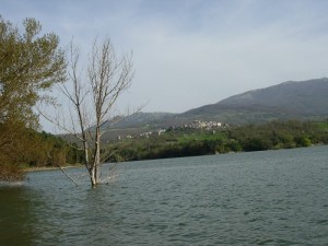 Vista sul Lago di Pertusillo