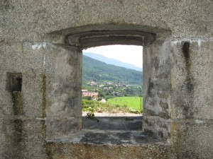 La frazione Aica vista dal forte di Fortezza