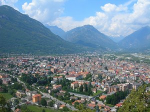 Domodossola dal sacro monte Calvario