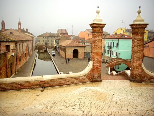 Comacchio - dal ponte di Comacchio Comacchio - dal ponte di Comacchio