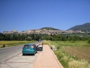 veduta di assisi