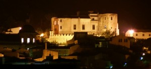 Castello Pandone : notturno