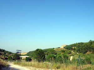 Panorama del parco minerario di ”Floristella”