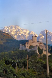 il castello e i monti